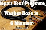 How to Fix Pressure Washer Hose