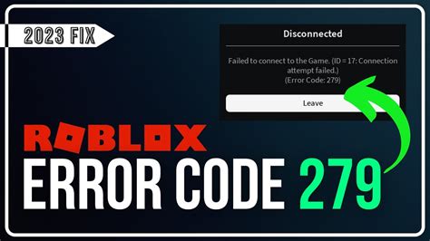 How to Fix Roblox Error Code 279 [Under 2 Minutes]