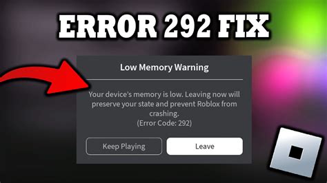 How to Fix Roblox Error Code 292 | 8 Effective Fixes & Hacks
