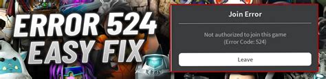 How to Fix Roblox Error Code 524 | 3 Simple Solutions