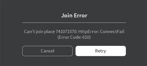 How to Fix Roblox Error Code 610
