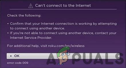 How to Fix Roku Error Code 009 Can’t Connect to the Internet