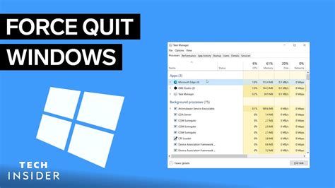 How to Force Quit in Windows 10