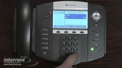 Forwarding voicemail on Polycom