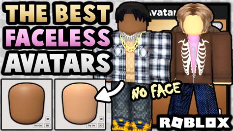 How to Get No Face in Roblox