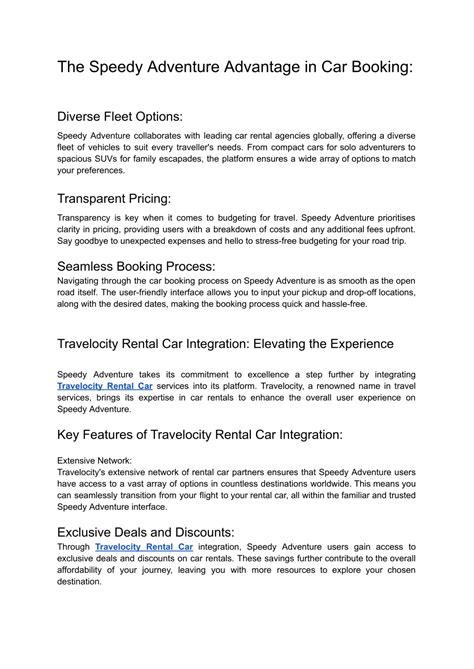 How to Get Started on Your Speedy Adventure