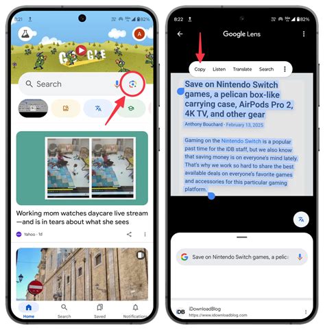 How to Get Text from Image on iPhone and Android Using Using Google Photos App