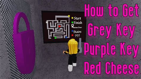 How to Get The Purple Key In Cheese Escape Roblox How to Get 