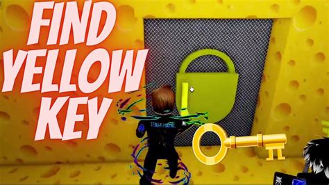 How to Get The Yellow Key In Cheese Escape Roblox - How to Find 