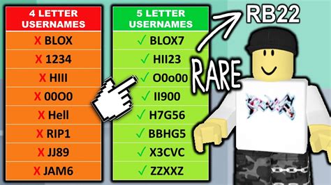 How to Get a RARE 4 LETTER Username On Roblox! - YouTube