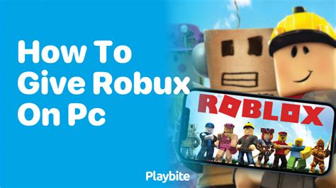 How to Give Robux to People on PC