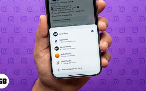 How to Have Multiple Instagram Accounts on iPhone