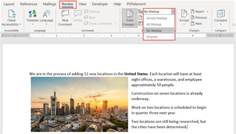 How to Hide Edits in Word