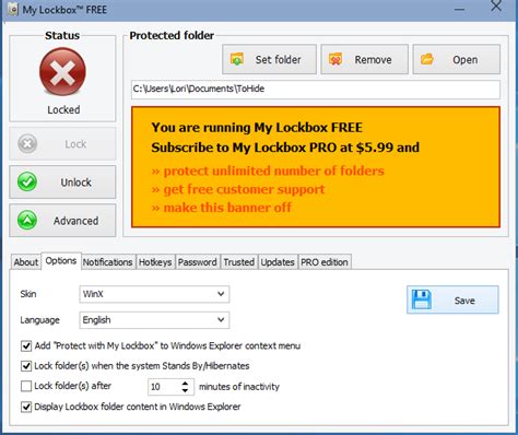 How to Hide Files Using Lockbox