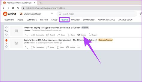 How to Hide Posts on Reddit