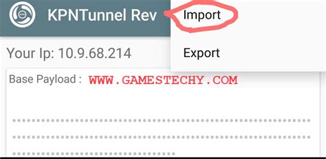 How to Import KPN Tunnel Rev Config And Activate MTN Free Browsing Cheat
