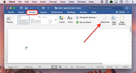 How to Insert a Watermark in Word for Mac