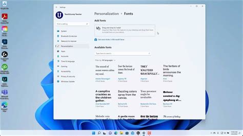 How to Install Fonts Windows 11