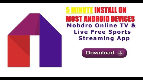 How to Install Mobdro on Android telecasting boxful