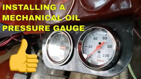 How to Install an Oil Pressure Gauge