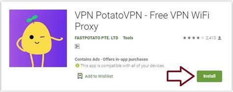 How to Install and Set up Potato VPN for PC
