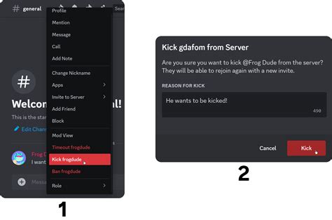 How to Kick a User on Discord