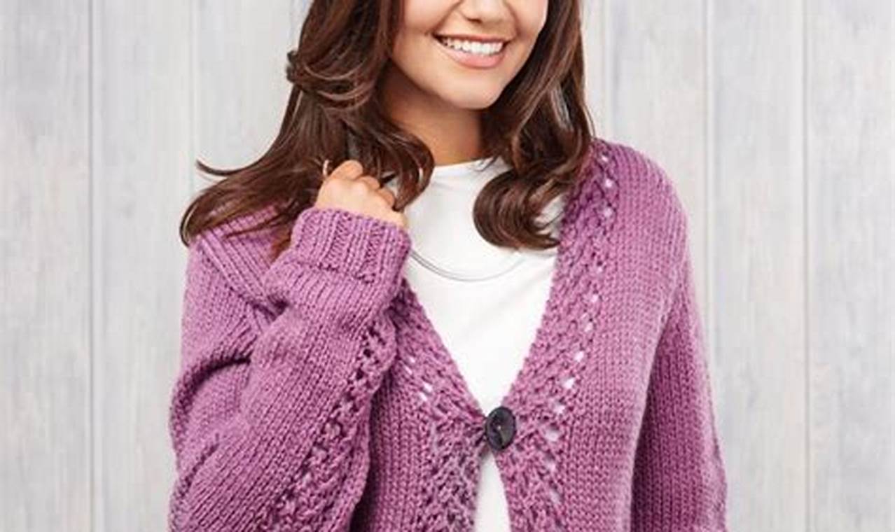 How to Knit a Cardigan with Thick Wool