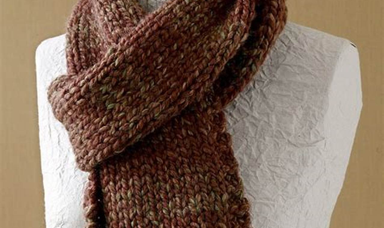 How to Knit a Scarf out of Thin Wool