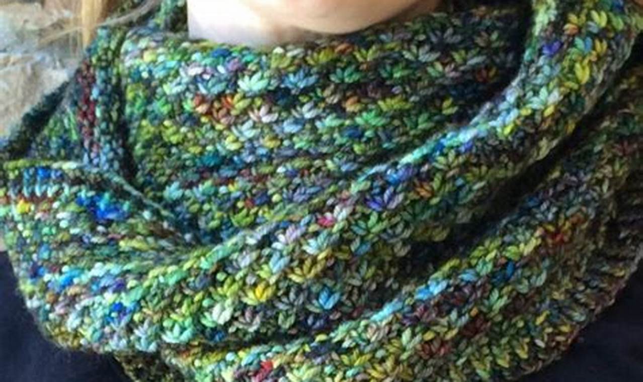 How to Knit a Scarf with Variegated Yarn