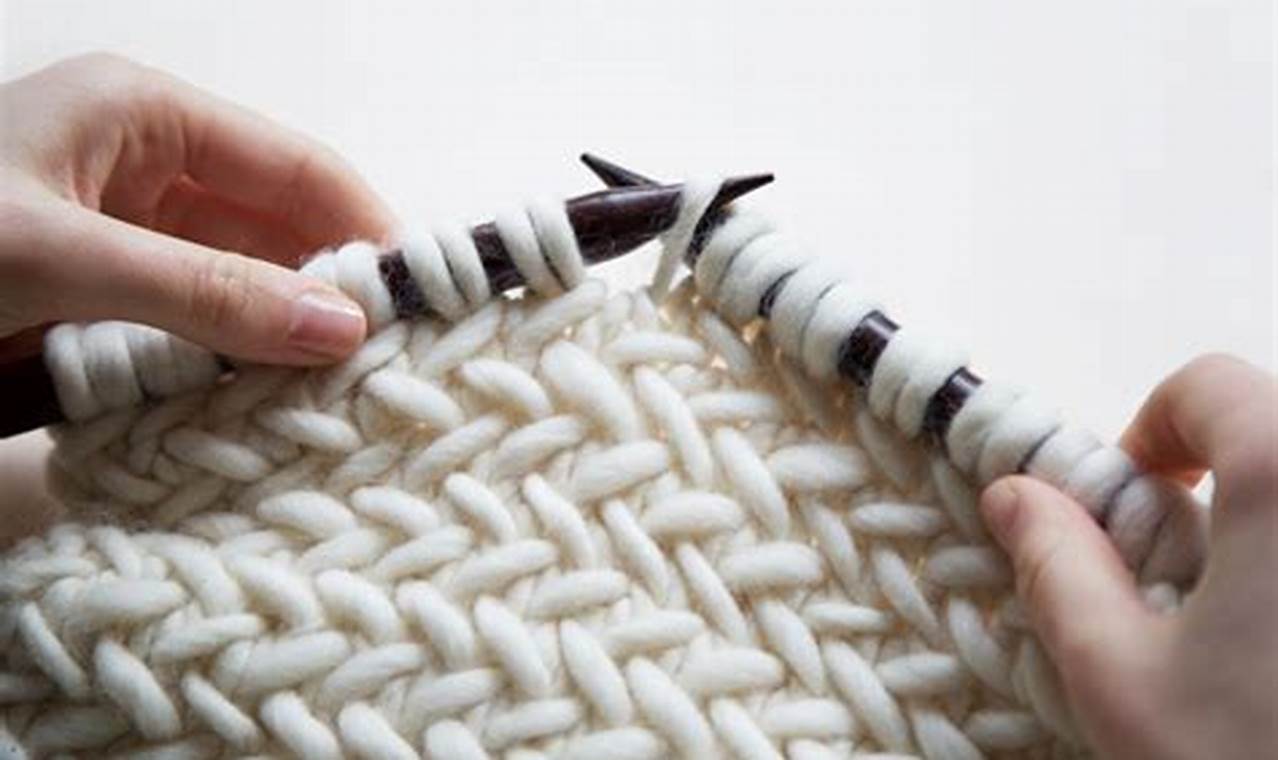 How to Knit with Meliated Wool