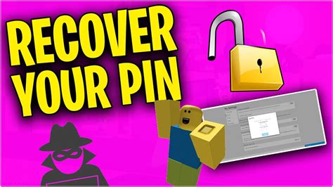 How to Know and Figure Out Your Account Pin on Roblox!!! - YouTube