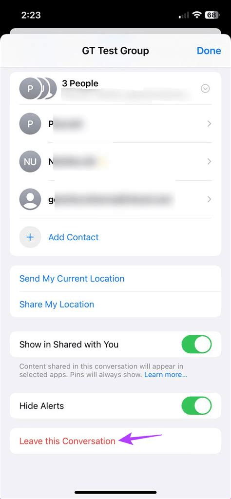 How to Leave iMessage Group Chat on iPhone