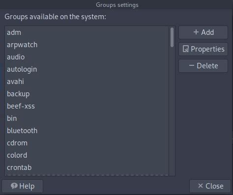 How to List All Linux System Groups (GUI Method)