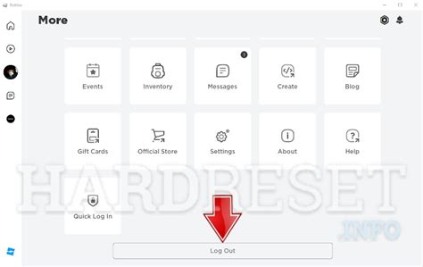 How to Log Out From Roblox - HardReset.info