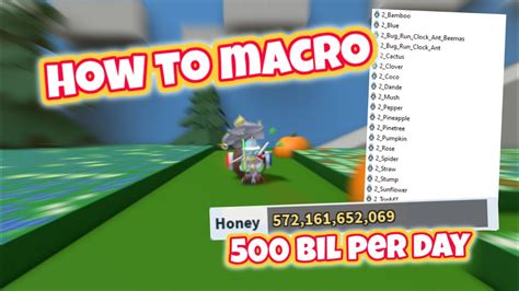 How to Macro | Roblox Bee Swarm Simulator - YouTube