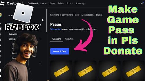 How to Make A Gamepass in Roblox Pls Donate - Add Gamepass to 