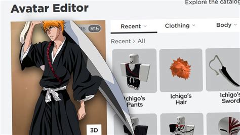 How to Make Ichigo Avatar in Roblox #robloxanime #robloxcosplay 