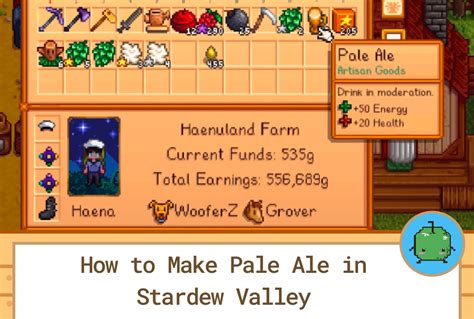 How to Make Pale Ale in Stardew Valley