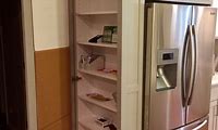 How to Make Pantry Cabinets with Built in Fridge