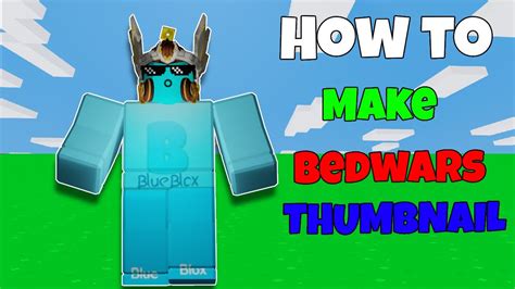 How to Make Roblox Bedwars Thumbnail! - YouTube