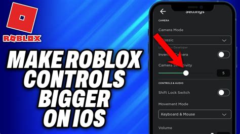 How to Make Roblox Controls Bigger on IOS - YouTube