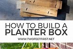 How to Make Small Square Planters