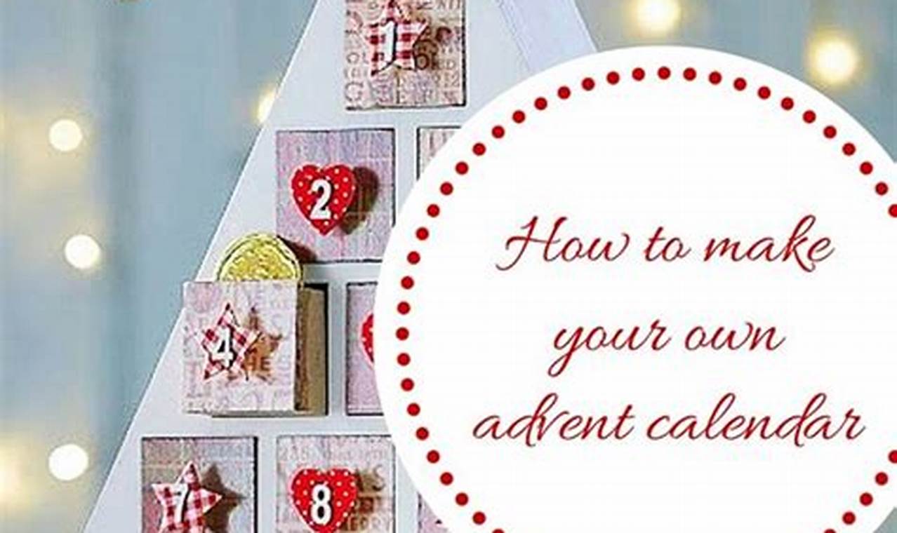 How to Make an Advent Calendar