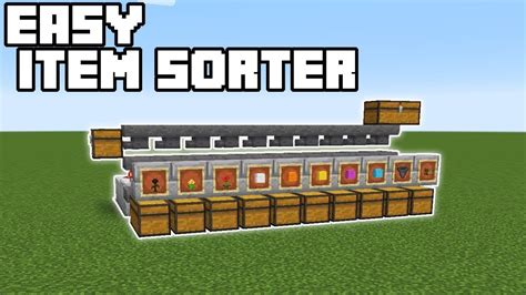How to Make an Item Sorter in Minecraft