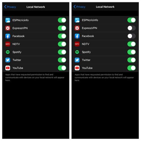 How to Manage Apps That Access Local Network