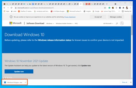 How to Manually Download and Install Windows 10 21H2 Update with Update Assistant