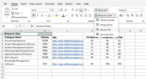 How to Merge Rows in Excel