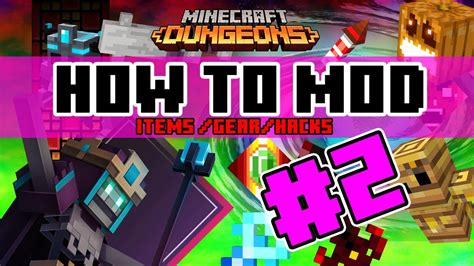 How to Mod Gear and Hack in Minecraft Dungeons 1.8.6 Cheat 