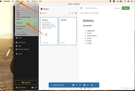 How to Move All Evernote Files to Notes At Once Using Mac