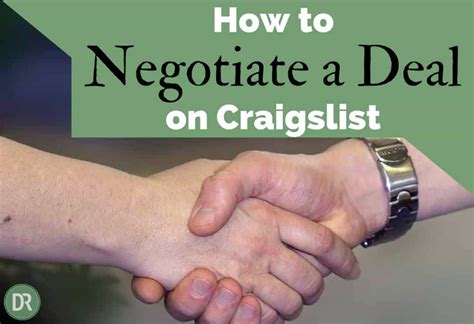 How to Negotiate on Craigslist